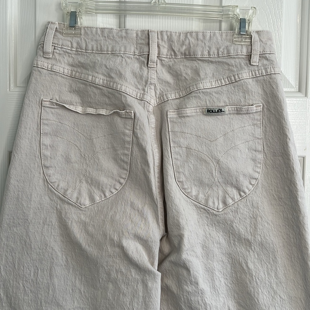 ROLLA'S Wide Leg Jeans in Light Beige - Picture 5 of 10